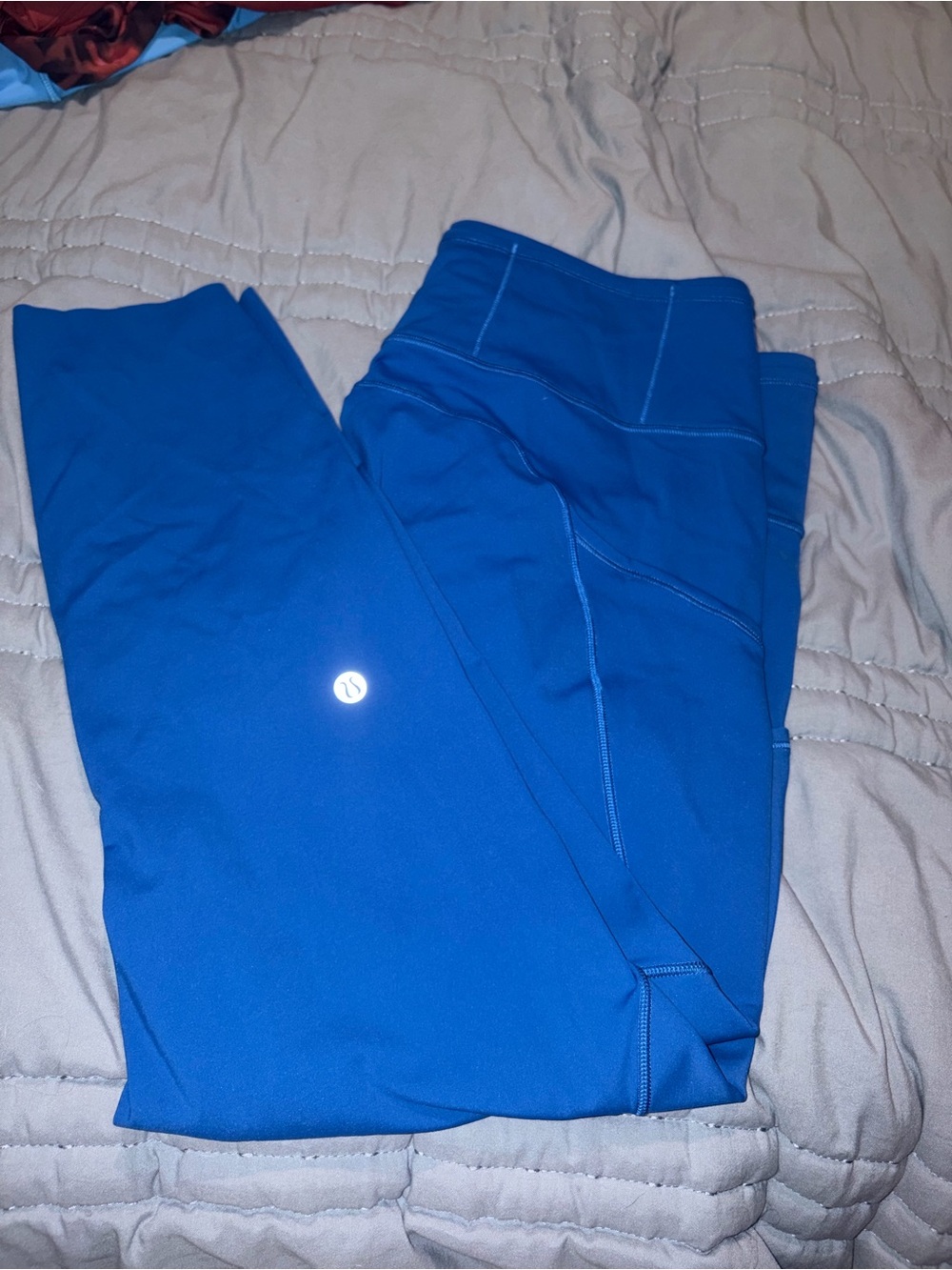 NWOT Lululemon size 14 Women’s High-Rise Athletic Leggings - Royal Blue